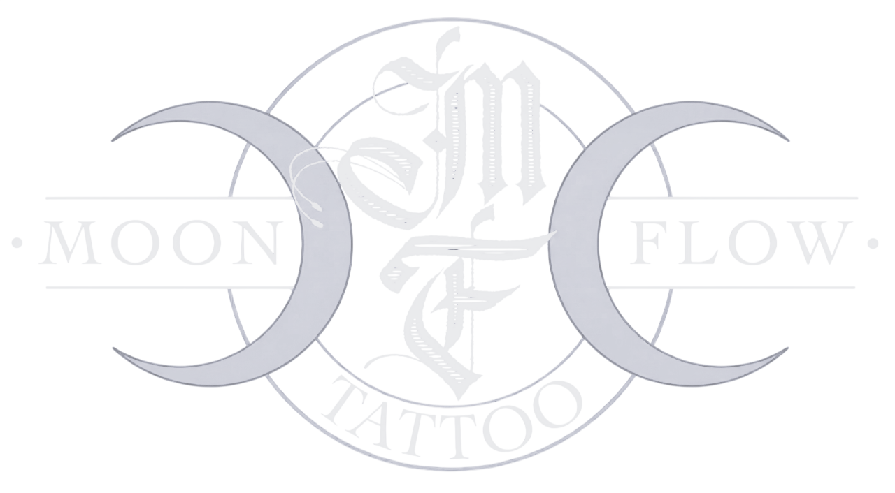 Moonflow Tattoo Logo BW